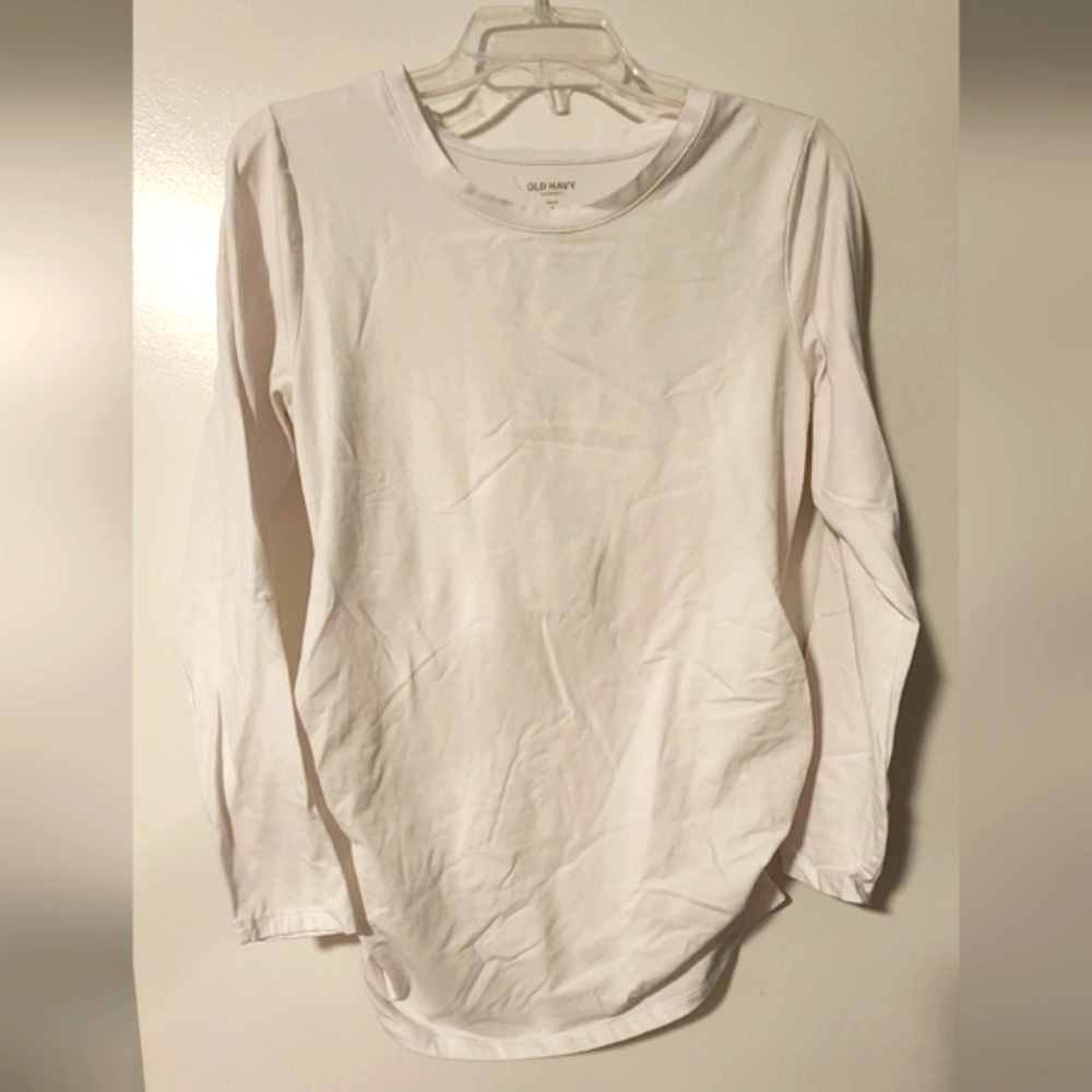 Maternity Fitted Round neck Long-Sleeve T-Shirt